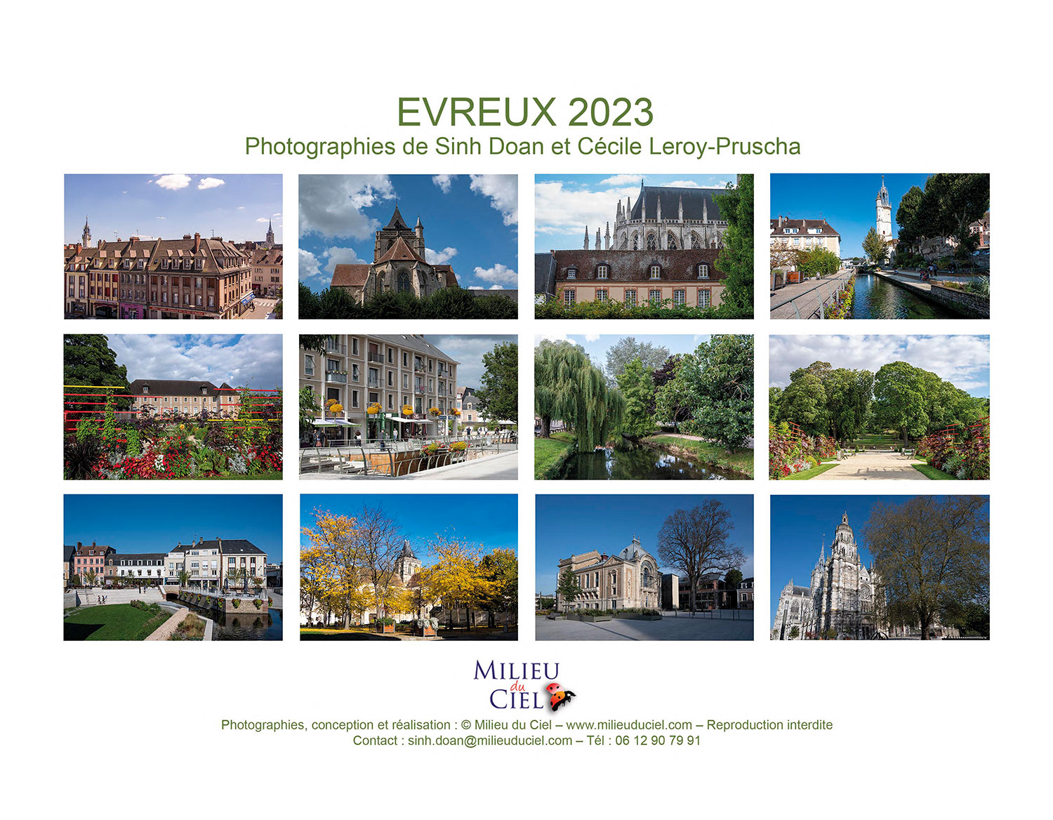 Calendrier Evreux 2023 - Milieuduciel.com