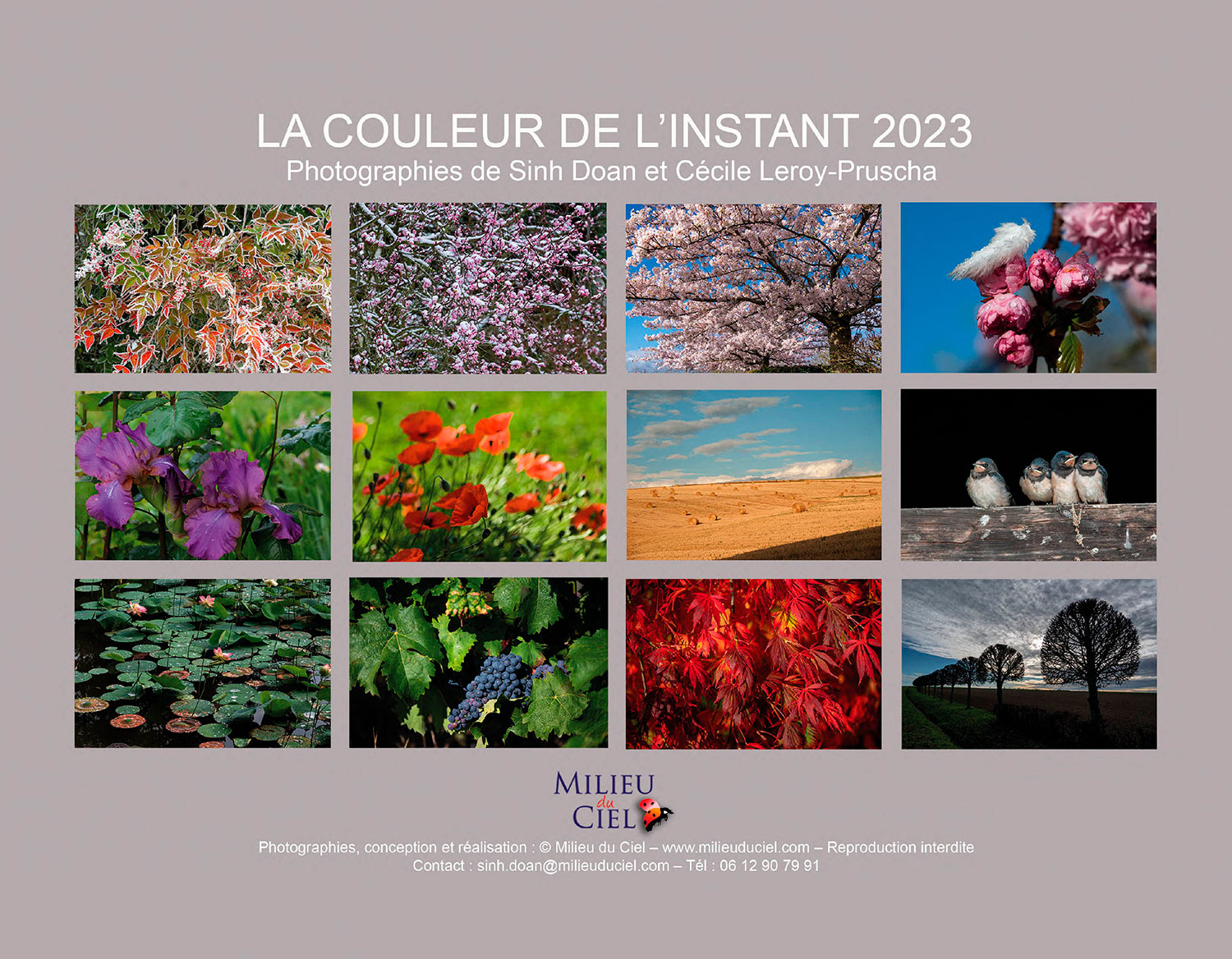 Calendrier Nature 2023 - Milieuduciel.com